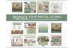 the brochure is designed to promote rental listing