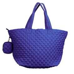 Alyssa Nylon Jumbo Quilted Tote Spacious and stylish nylon tote for everyday use or travel Quilted design adds sophistication Durable nylon material Multiple pockets and compartments, including zippered closure Keeps belongings secure and organized Comfortable shoulder straps for easy carrying Versatile design suitable for any occasion Dimension: W*D*H: 13 3/4 (bottom) × 9 7/8 × 14 1/4 Weight (lb.): 0.66 Nylon Tote Bag, Crossbody Bags For Travel, Quilted Tote Bags, Nylon Tote Bags, Lightweight Quilt, Quilted Crossbody Bag, Quilted Totes, Nylon Tote, Bag Light