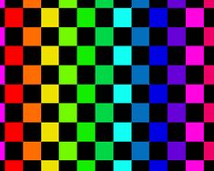 an image of multicolored squares on black background