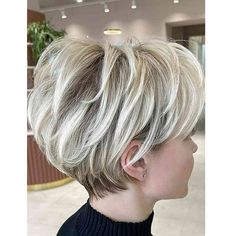 PHOCAS Heat Resistant Short Blonde Wigs for Women, Highlight Layered Pixie Cut Wig with Bangs - Walmart.com Short Blonde Wigs, Layered Pixie Cut, Short Blonde Pixie, Shaggy Pixie, Layered Pixie, Pixie Cut With Bangs, Blonde Wigs, Pixie Haircut For Thick Hair, Messy Short Hair