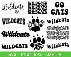 the wild cats svg files are available for free