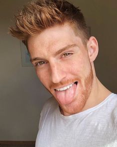 Ken Bek, Red Head Boy, Hair And Beard Styles, Male Face, Sun Kissed