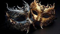 Photo gold masquerade venetian mask orna... | Premium Photo #Freepik #photo Gold Fantasy Style Masquerade Mask, Elegant Gold Eye Masquerade Mask, Luxury Gold Masquerade Mask, Rococo Masquerade, Gold Venetian Eye Mask For Masquerade, Luxury Gold Venetian Masquerade Mask, Carnival Spirit, Mansion Living, Carnival Magic