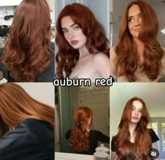 Auburn red hair  Check out our hair color board for more hair color ideas and hair color inspiration comment and follow for Haircolour Ideas, Auburn Hair Color, Auburn Red Hair Color, Long Auburn Hair, Auburn Red Hair, Auburn Red, Fire Hair, Hair Projects, Hair Tint