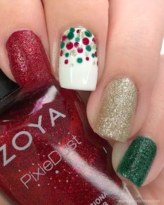 Nails Pointy, Nails Disney, Nails Ombre, Pointy Nails, Christmas Nails Easy, Cute Christmas Nails, Christmas Nail Art Designs, Christmas Nails Acrylic