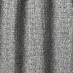 an image of a curtain that is made out of grey fabric and has vertical stripes on it