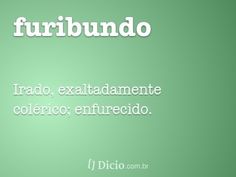 a green background with the words furibundo in spanish and an image of a man