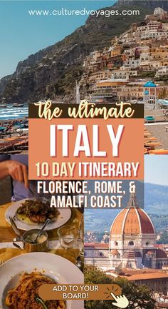 the ultimate italy 10 day itinerary in amalfi coast, italy