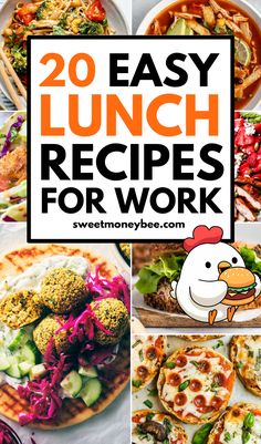 20 easy lunch recipes for work