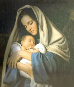 a woman holding a baby in her arms with the words happy birthday jesus on it