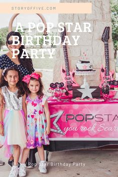 Decor Ideas Birthday, Rock And Roll Birthday, Jojo Siwa Birthday, Creative Party Ideas, Star Birthday, Girl Bday Party, Spider Girl