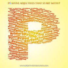 the word positive written in different languages on a yellow background with an image of a person's head