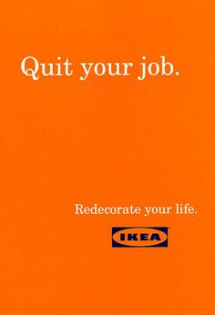 an orange book cover with the words quit your job on it's left side