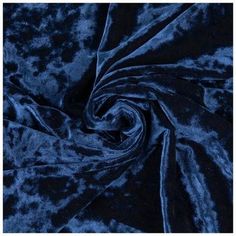 Width: 58" - 60" Color: Navy Weight: Medium Weight Content: 92% Polyester & 8% Spandex Flammability Note: Not For Sleepwear Care: Dry Clean Only Show off your elegant style by crafting with this Crushed Velvet Stretch Fabric. This fabric consists of crushed velvet to give your outfits a unique texture with mesmerizing highlights. It has a stretchy base, meaning you can use it for a range of different crafts. See where your sophisticated sewing projects take you by using this fun fabric!   Note: Available in 1-yard increments. Average bolt size is approximately 9 yards. Price displayed is for 1-yard. Enter the total number of yards you want to order. Stretch Satin Fabric, Crushed Velvet Fabric, Velvet Clothes, Velvet Upholstery Fabric, Velvet Shirt, Dark Turquoise, Velvet Curtains, Fall Fabric, Velvet Material