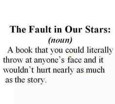 the fault in our stars poem is shown with an image of a woman's face