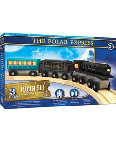 the polar express train set is in its box