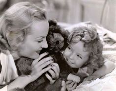 Shirley with Carole Lombard Vintage Stars, Gary Cooper, Carole Lombard, Child Actresses, She Movie, Shirley Temple, Now And Forever, Golden Age Of Hollywood