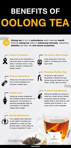 Benefits Of Oolong Tea, Oolong Tea Benefits, Tea For Health, Health Benefits Of Tea, Herbal Tea Benefits, Tea Remedies, Benefits Of Tea, Calendula Benefits