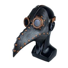 Steampunk Plague Doctor Mask – Goth Mall Steampunk Plague Doctor, Doctor Bird, Steampunk Halloween Costumes, Steampunk Bird, Bird Mask, Plague Mask, Halloween Costume Props, Black Brows, Steampunk Mask