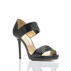 Jimmy Choo Alana 100 Sandal in Champagne Dream Heels, High Heel Shoes, Saks Fifth, Saks Fifth Avenue