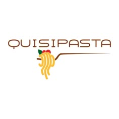 the logo for quisipasta, a pasta restaurant in san francisco de asis