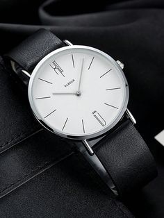 1pc Outdoor Men Watch Leather Military Sports Analog Quartz Wristwatch Decoration Business Man Clock  Casual,Simple,Business   PU Leather  Wrist Watches   Men Watches, size features are:Bust: ,Length: ,Sleeve Length: Sleek Watch, Men's Watches Luxury, Mens Watches Leather, Outdoor Men, Analog Watch, Wristwatch Men, Sport Watches, Business Man