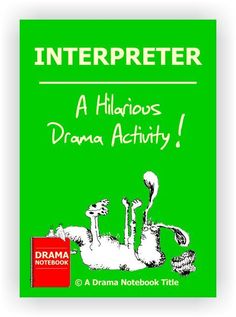 the book cover for an interactive drama activity