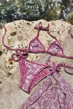 Earth Tone Bikinis, Europe Bathing Suit, Cute Swimming Suits, Raw Background, Kiini Swimwear, Cute Summer Bikinis, Summer Swimwear Bikinis, Bohemian Swimwear