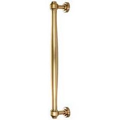 Die Cast Zinc Appliance Pull Handle This honey bronze finish appliance/door pull handle features a convex style round bar pull with a collared post design and is a part of the Ulster Series from the Regent's Park™ Collection by Top Knobs. Designed for large cabinet door's, refrigerator's, dishwasher's and other appliances to replace the stock handles to better match your decor. Fasteners are included with this appliance pull handle.  Ulster Series Cabinet Hardware Collection:  The Ulster S Door Pull Handle, Large Cabinet, Door Pull Handles, Round Bar, Top Knobs, Door Pull, Appliance Pull, Decorative Hardware, Door Pulls