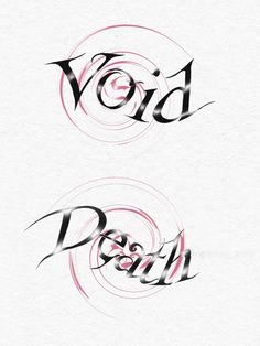 some type of lettering that is in different colors and sizes, with the words vod on