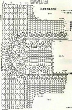 an old crochet pattern with the words written in chinese