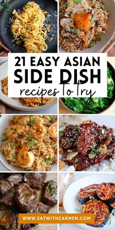 Looking for flavorful sides to complete your meal? These 21 Asian side dish recipes are perfect for any occasion, adding spice and variety to your table. Save this pin and try these easy, delicious sides at your next gathering! Easy Asian Cucumber Salad, Best Filipino Recipes, Healthy Sesame Chicken, Asian Sides, Easy Mongolian Beef, Easy Filipino Recipes, Veggies Salad, Vegetables Soup, Man Recipes