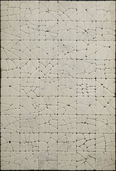 an abstract white tile pattern with black border