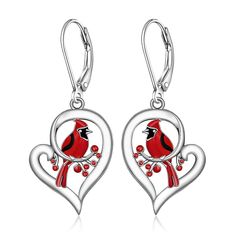 PRICES MAY VARY. 【CARDINAL APPEAR WHEN ANGELS ARE NEAR】 When cardinal come to you, it represents the spiritual messengers of the lost loved ones come back from heaven to visit you. The cardinal earrings means “I am with you always.” 【CARDINAL SYMPATHY GIFT】The cardinal memorial gifts for loss of loved one, when cardinal appear loved ones are near. The silent cardinal is waiting for you to think of it and recognize it. It will be your strong spiritual support. Cardinal earrings as a sympathy gift Cardinal Clay Earrings, Cardinal Beaded Earrings, Cardinal Memorial Gifts, Cardinal Jewelry, Cardinal Earrings, Personalized Cardinal Gifts, Earrings Mushroom, Cardinal Memorial, Lost Loved Ones