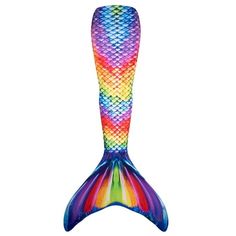 an image of a colorful mermaid tail on a white background