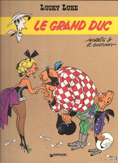 an old cartoon book with the title le grand duo