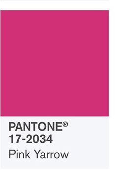 the pantone color is pink and white