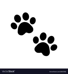 an animal paw print on a white background