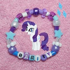 My Little Pony Kandi Bracelets Bracelets Kawaii, Pinkie Pie Fluttershy, Rainbow Dash Pinkie Pie, Pulseras Kandi, Purple Beaded Bracelets, Braided Bracelet Diy, Bff Bracelets