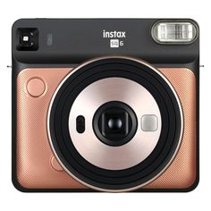 an instax camera is shown on a white background