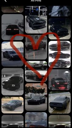 a bunch of cars that are all in different pictures