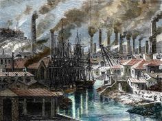 size: 12x9in Giclee Print: Industrial Landscape, England : Fabric Wall Decor, A4 Poster, Industrial Revolution, Industrial Art, Swansea, Large Picture, Vintage Industrial, Photographic Prints, Cali