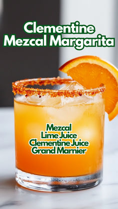 Clementine Mezcal Margarita Bartending 101, Flavored Margaritas, Rum Drinks