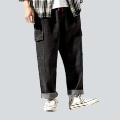 Cool Pants, Iconic 90s, Mid Waist Pants, Look Classy, Tops And Blouses, Jean Pants, 90s Grunge, Edgy Look, Cargo Trousers