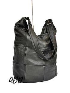 Black Leather Hobo Leather Handbag Black Leather Purse Leather Shoulder Bag Black Leather Bag Black Shoulder Purse Leather Hobo Bag Purse - Etsy Square Leather Hobo Bag For Everyday Use, Leather Square Hobo Bag For Everyday, Square Soft Leather Hobo Bag For Everyday, Black Soft Leather Square Hobo Bag, Black Square Leather Shoulder Bag, Black Textured Leather Hobo Crossbody Bag, Black Leather Hobo Bag For Daily Use, Black Textured Leather Crossbody Hobo Bag, Black Hobo Bag With Leather Lining