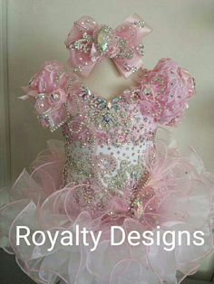 Royalty Designs custom made pageant attire. Www.royaltydesigns.net