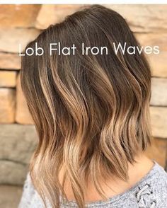 Flat Iron Tips, Flat Iron Waves, Short Hair Waves, Wavy Hairstyles Tutorial, How To Curl Short Hair, Loose Waves Hair