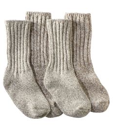 Adults' Merino Wool Ragg Socks, 10" Two-Pack | Socks at L.L.Bean Comfortable Wool Socks For Fall, Mens Dress Socks, Mens Crew Socks, Wool Socks, Socks And Tights, Cotton Socks, Ll Bean, L L Bean, Mens Socks