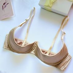 Smooth Satin Finish. Adjustable Straps. Comfortable Fit. New, Never Worn, No Tags Bra Items, Open Bust, Satin Bra, Hollywood Fl, Nude Color, Basel, Shelf Bra, Bra Cups, Large Bust