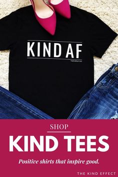 Don't you want to be Kind AF! This women's kindness shirt makes a great gym shirt, casual outfit, yoga shirt, beachwear, work from home top, and more! This tee is very soft and lightly stretchy. The sale of this kindness shirt, and all other items in my shop, helps me fund random acts of kindness. Check out The Kind Effect for more details. #kindness #kindnessshirt #kindnesstshirt #kindnessquotes #bekind #tacoshirt #WFH #workfromhome #yogatop #casualoutfit Shirt Casual Outfit, Woman Tshirt, Kindness Shirt, Tshirt Outfit, Community Support, Inspirational Stories, Positive Shirt, Outfit Yoga, Yoga Shirt